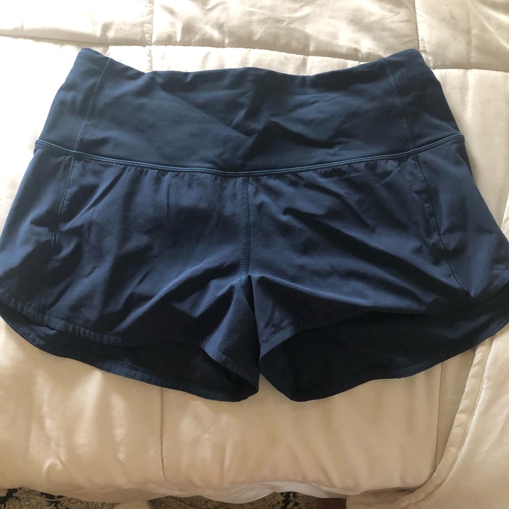 Lululemon high waisted speed up shorts